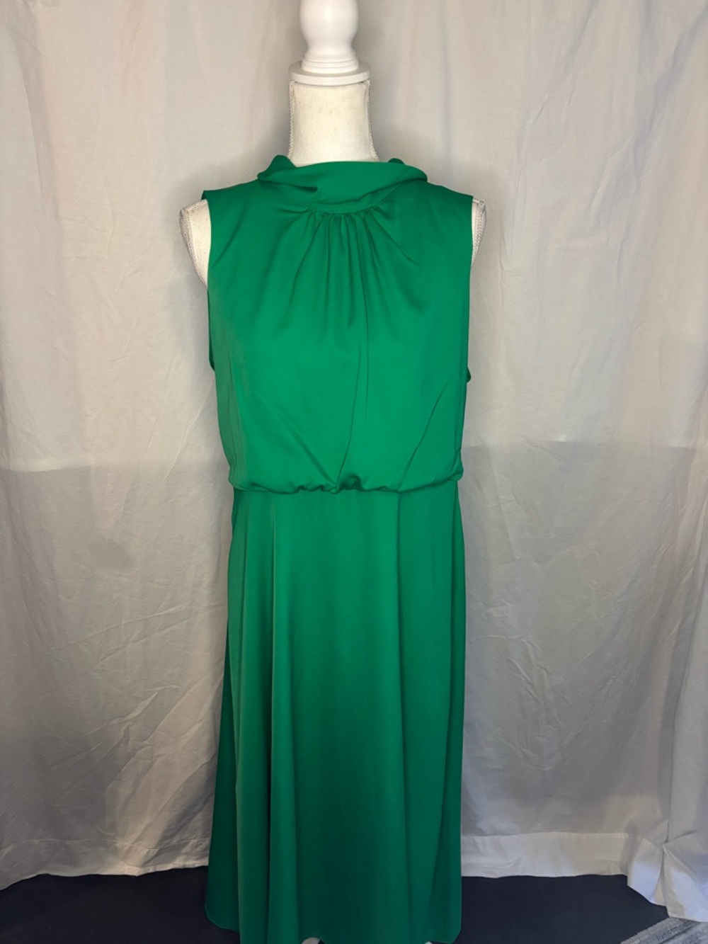 Karl Lagerfeld Emerald Green Sleeveless Dress